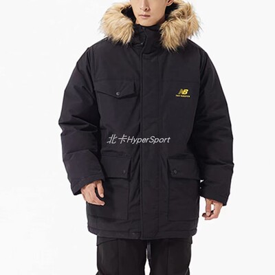 NewBalance连帽男子运动羽绒服