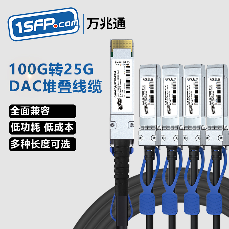 QSFP28100G转25G高速线缆DAC