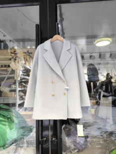 2025秋冬新款韩版时尚百搭宽松显瘦中长款气质双面呢大衣外套女装