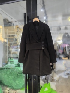 2025冬新款韩版时尚百搭显瘦气质中长款呢子大衣羽绒服加厚外套女