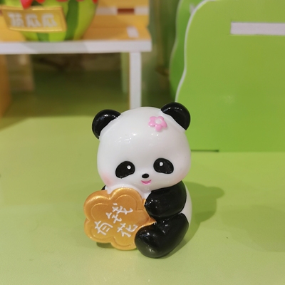 熊猫冰箱贴创意立体磁力贴可爱卡通磁性贴磁吸树脂家居装饰品