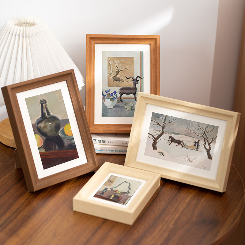 相框摆台5五6六7七8八10寸A4挂墙画框横竖两用打印照片高级感摆件