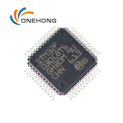 原装现货 STM32F030C8T6 TR 贴片LQFP-48单片机IC ARM微控制器MCU