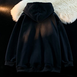 简约百搭情侣中性加绒秋冬休闲男女宽松连帽卫衣D328-WY209-P65，商品下架区，电商D328