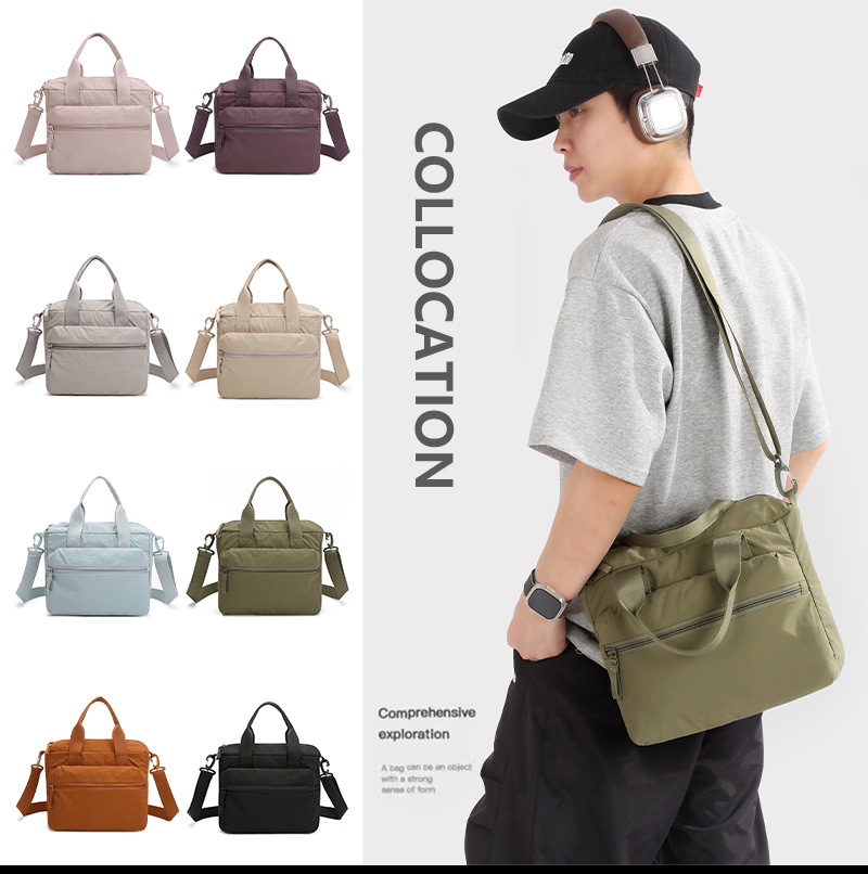 大容量短途出差行李包男士户外旅行包收纳袋手提运动健身包登机包