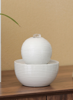 室内生财桌面开业礼品假山流水