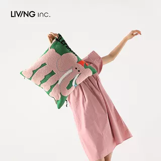 LIVINGinc.卡通动物可爱方抱枕