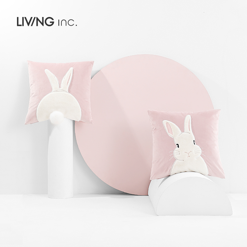LIVINGinc.大白兔沙发靠垫抱枕