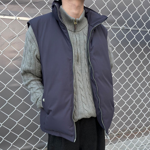 高端定制自主BC90白鹅绒日本东丽速干面料羽绒马甲男女同款背心