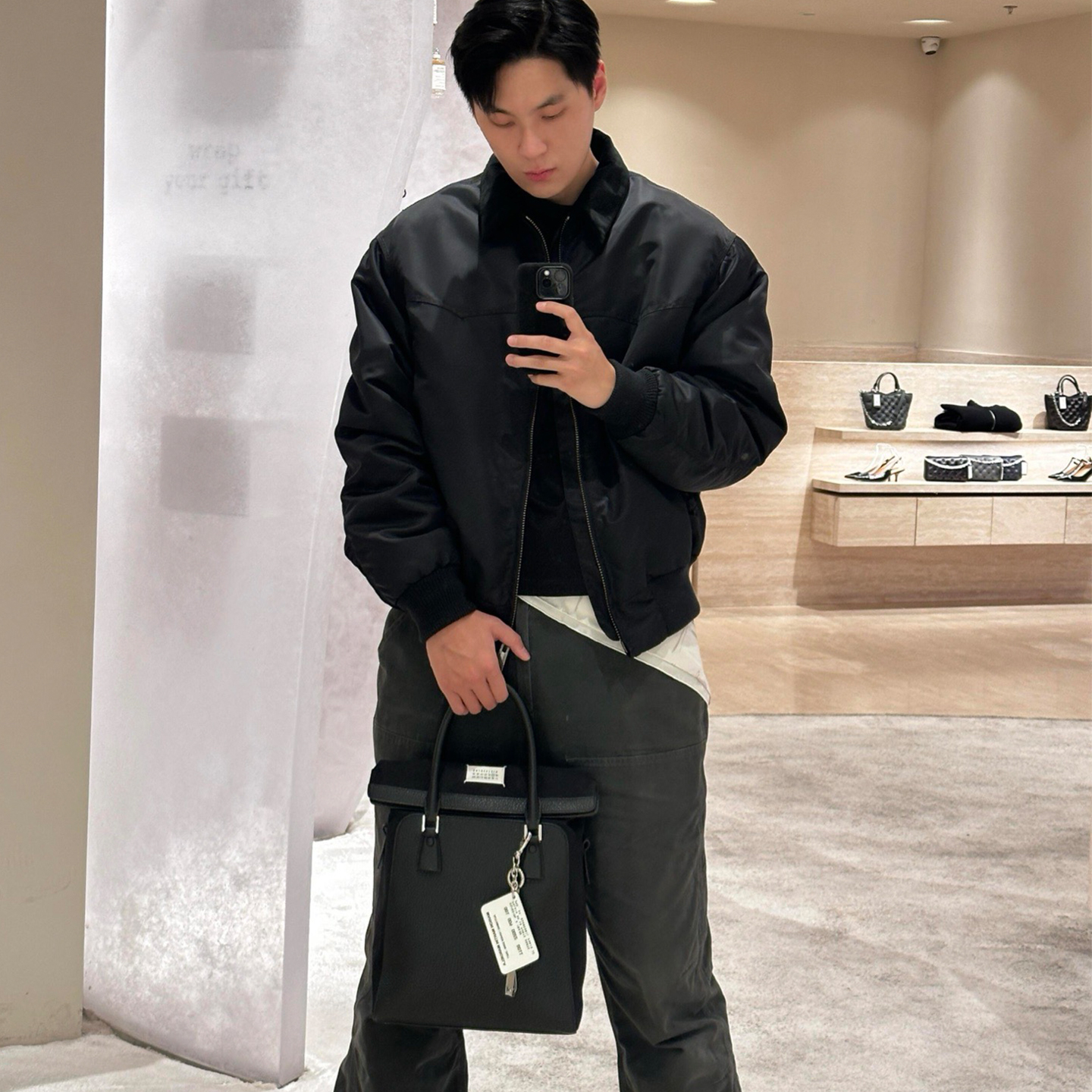 MM飞行员棉服夹克灯芯绒拼接翻领四缝线设计纯色简约基础男女款