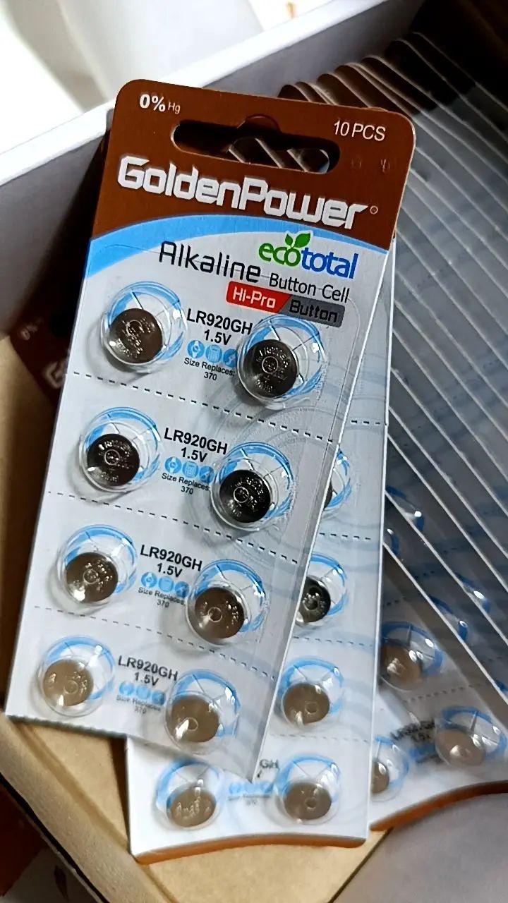 10粒颗LR920GH电池370手表电池LR921电池AG6 371 SR920sw纽扣电池