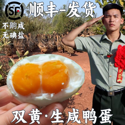 兵哥手工双黄生咸鸭蛋送礼首选蛋