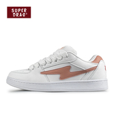 超拽SUPERDRAG 女 低帮板鞋 闪电面包鞋 小众潮流舒适百搭学生时尚