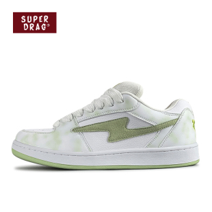 ins街拍百搭学院风休闲板鞋 韩版 女 SUPERDRAG小众闪电面包鞋 超拽
