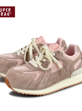 超拽SUPER DRAG 轻便透气网面舒适大头鞋小众设计圆头百搭休闲鞋