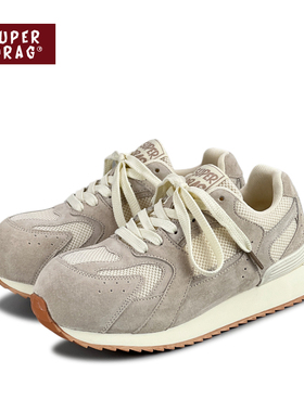 超拽SUPER DRAG新款大头鞋小众设计百搭休闲鞋低帮舒适网面运动鞋