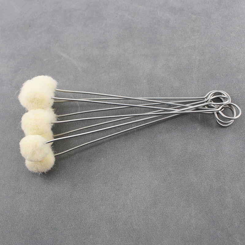 羊毛球擦拭牛脚油防染液体皮雕