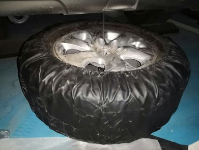 福特15年到21新锐界汽车改装配件车用品备胎罩车底轮胎保护罩防脏