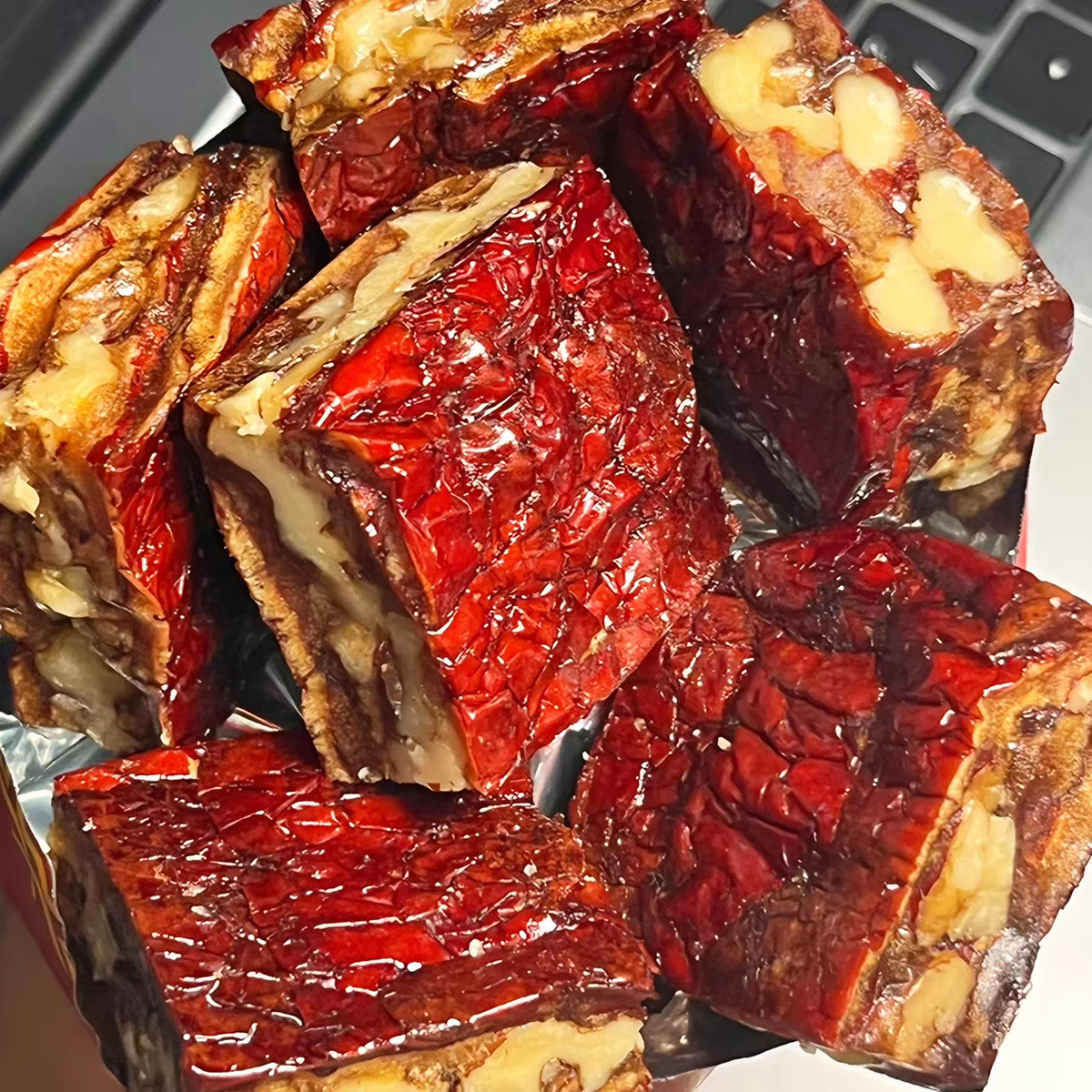 加厚新疆特产枣仁派无添加红枣夹心核桃仁枣糕孕妇休闲零食糕点