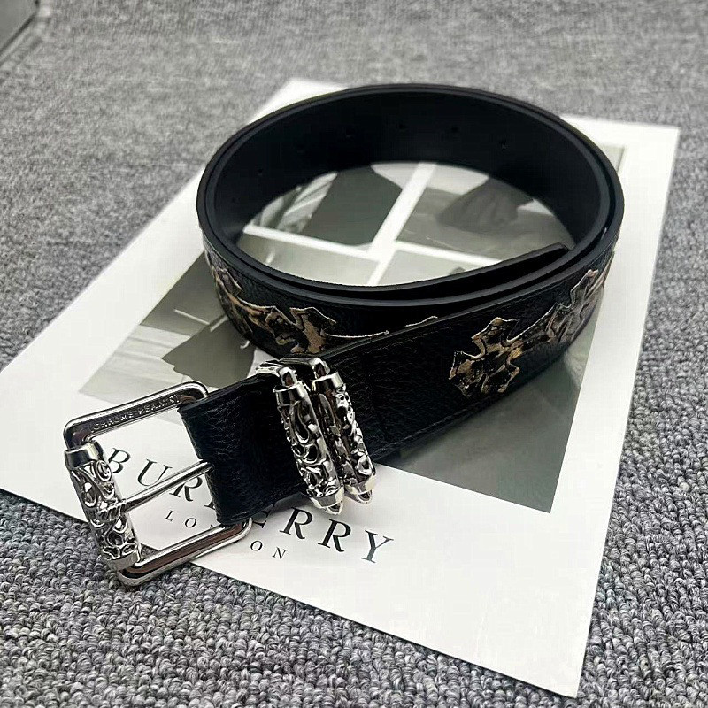 thumbnail for Roller buckle embroidered color cross belt vine pin buckle belt unisex personality trend versatile trouser belt