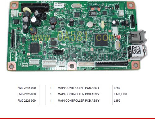 佳能FAX-L100 L150 L170主板 接口板 面板 按键板 显示屏