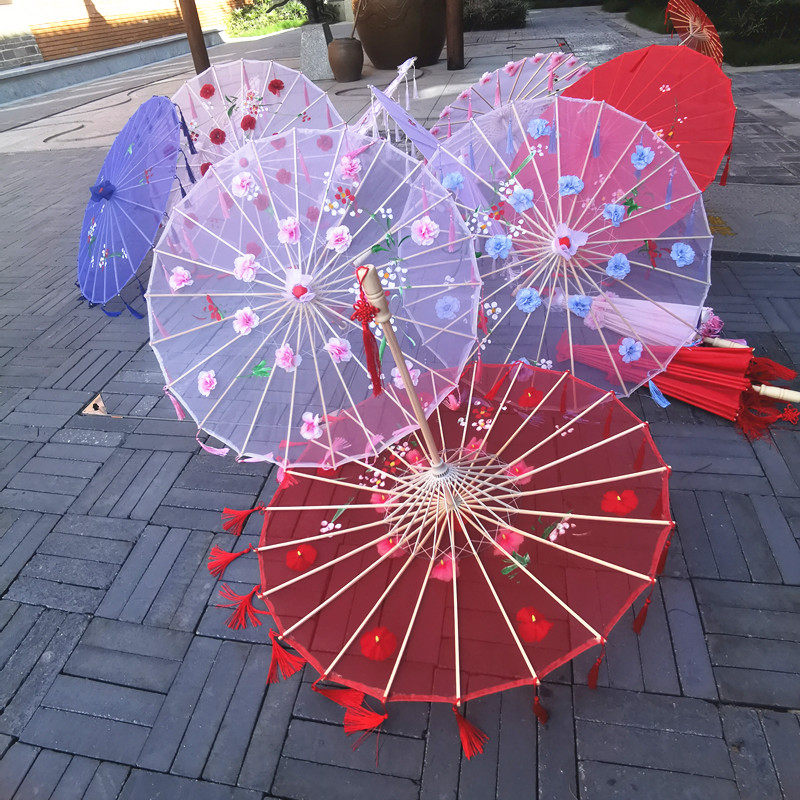 花边伞3D花朵伞千熙旗袍秀舞蹈伞