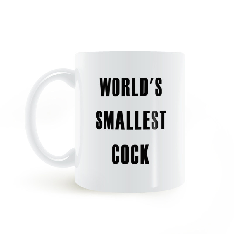WORLD'S SMALLEST COCK MUG 世界上最小的 马克杯