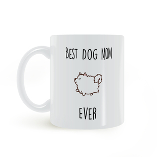 Dog 萨摩耶狗妈马克杯Samoyed mug Best ever mom