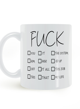 Fack Choose Your Mood Mug 选择你的心情 杯子马克杯