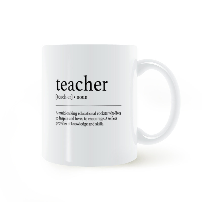 teacher definition no name mug教师的定义马克杯无名陶瓷水杯