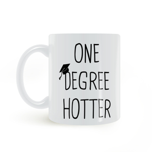 ONE DEGREE HOTTER恭喜大专本科研究生硕士博士毕业 马克杯礼物