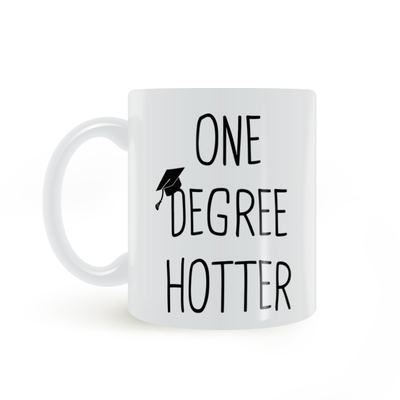 ONE DEGREE HOTTER恭喜大专本科研究生硕士博士毕业 马克杯礼物