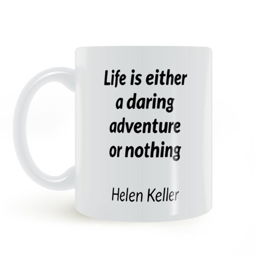 Life is a daring adventure mug 生活是一次大胆的冒险 马克杯