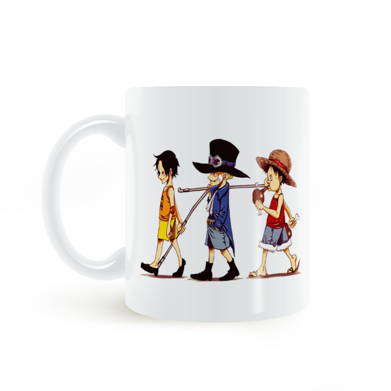 ONE-PIECE-chibi-arts-Mug海贼王Q版3人组马克杯杯子海盗王陶瓷水