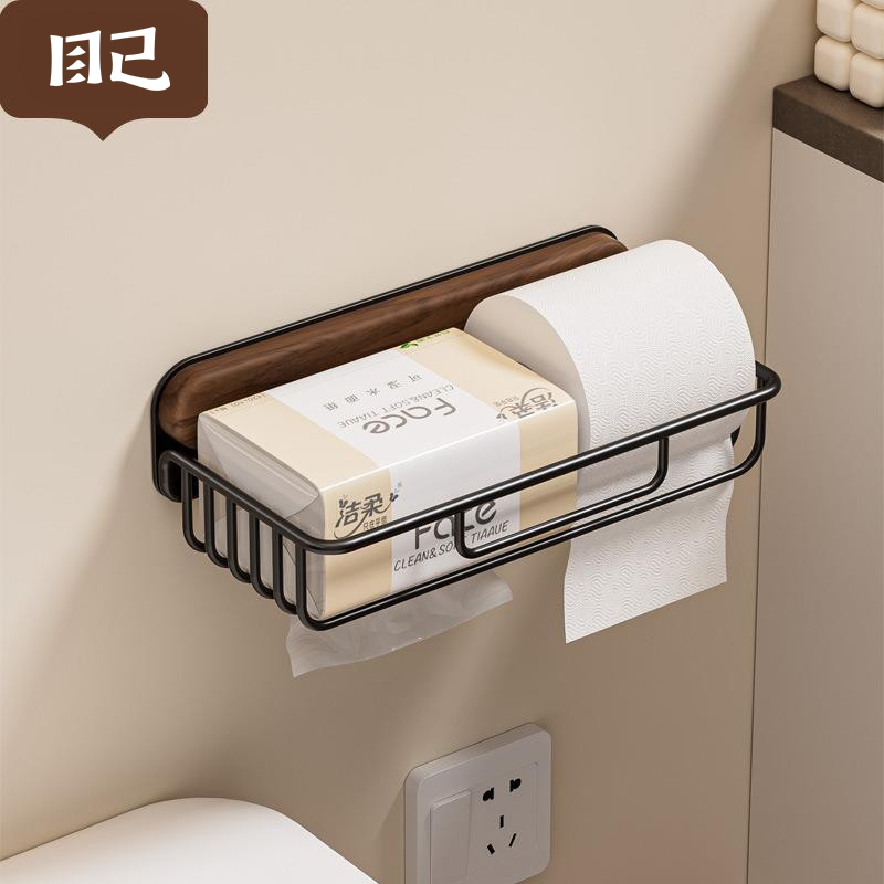 卫生间纸巾盒壁挂式免打孔