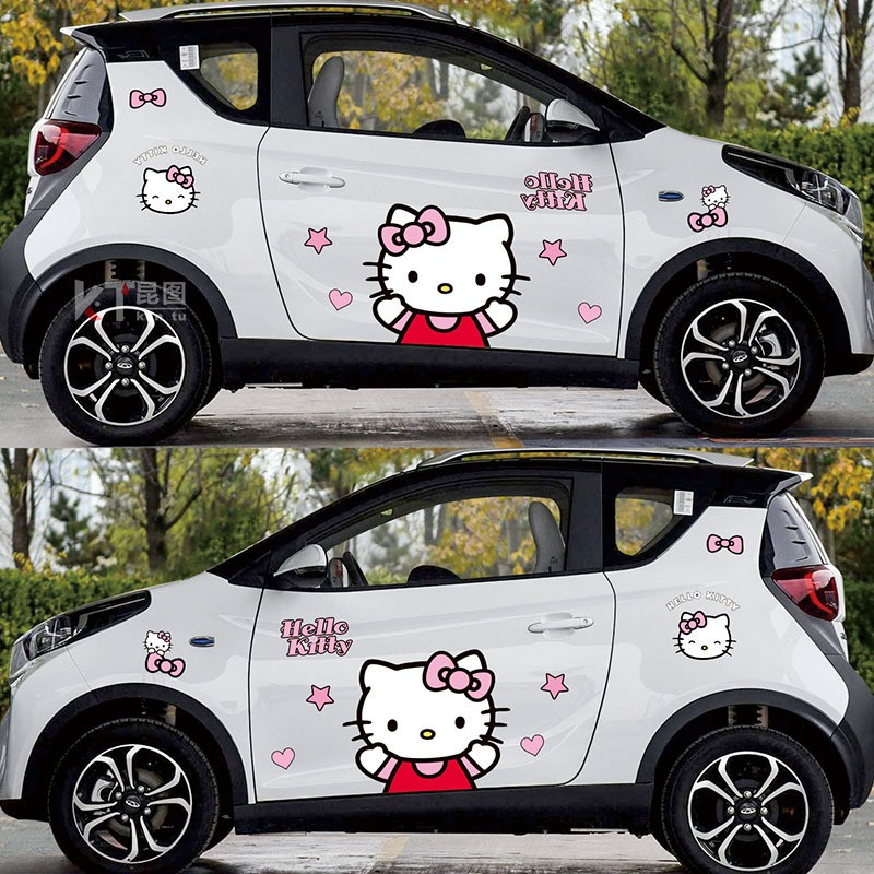 汽车贴纸遮盖划痕防水不伤原车漆