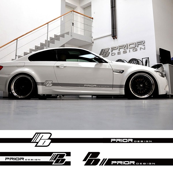 大众奥迪奔驰宝马改装腰线贴纸