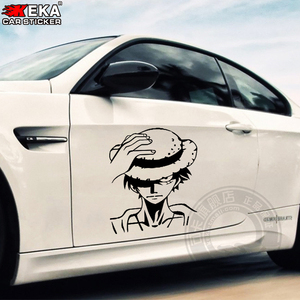 包邮汽车贴纸海贼王车贴 路飞个机盖贴性改装装饰贴摩托车贴纸