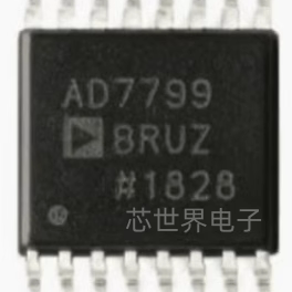集成电路 AD7799BRUZ-REEL TSSOP-16 24位Σ-Δ模数转换器(ADC)