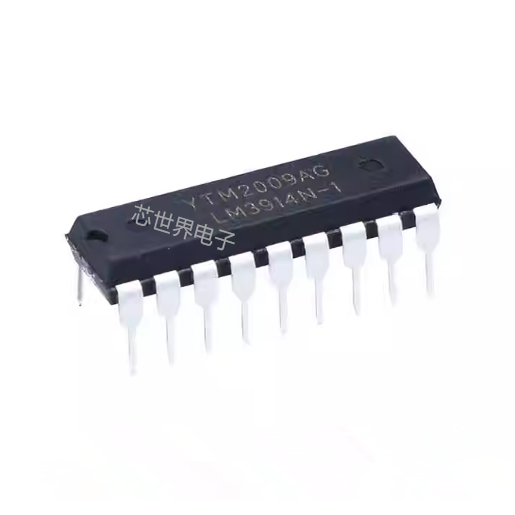 直插LM3915N-1 LM3914N-1 封装DIP18 LED条形图显示驱动器芯片ic