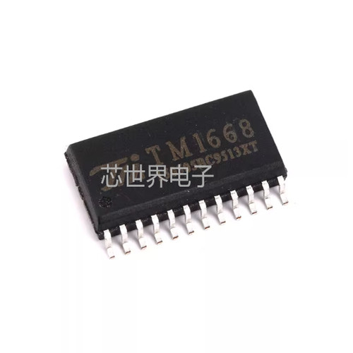 贴片 TM1668 封装SOP-24 发光二极管显示器驱动控制电路芯片ic