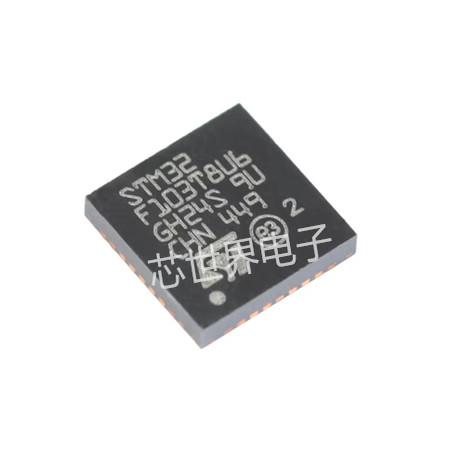 贴片STM32F103T8U6 封装VFQFPN-36 ARM CortexM3 32位微控制器MCU