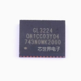 集成电路 GL3224封装QFN-48 GL3224-ON1Y04 ONY04 USB3.0读卡器IC