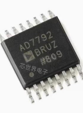 集成电路AD7792BRUZ-REEL 贴片TSSOP16 16位Σ-Δ模数转换器(ADC)