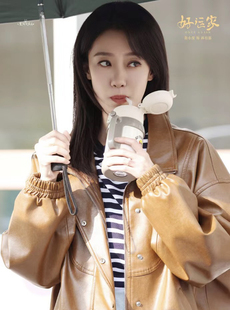 好运家张小斐郝有嘉同款皮衣外套女高级感秋季新款皮夹克机车服