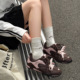 女2025新款 秋巨好看休闲鞋 软底不累脚韩版 4cm内增高德训鞋 运动鞋