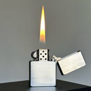 凌穹 011煤油打火机CNC工艺复古不锈钢原刀纹防风礼物送男友 STD