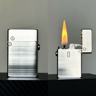 凌穹-暗夜骑士 煤油打火机黄铜不锈钢创意个性品质半自动简单耐用