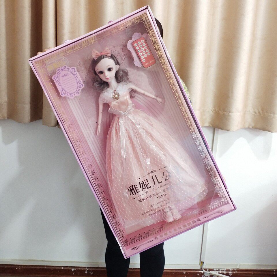 60厘米智能遥控娃娃巴比洋娃娃礼盒套装女孩仿真公主培训机构奖品