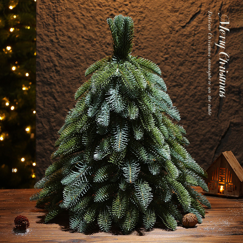 诺贝松迷你圣诞树圣诞节装饰仿真聖誕樹christmas tree跨境加密